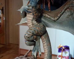 somethiung something she dragoness warrior thigy sculpture dragon dragoness female warrior tribal ef26 anthropomorphic