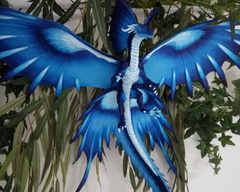 Hadopelagic - The blue dragon of the deep sea art sculpture dragon clay process mythology ef24 eurofurence blue
