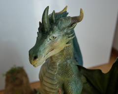 naut sculpture commission artwork dragon anthropomorphic anthro furry traditional